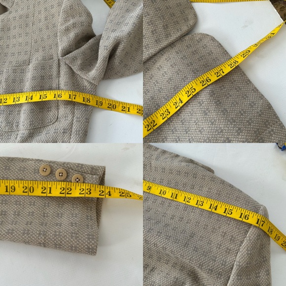 VTG 1990s Giorgio Armani Le Collezioni Collarless single-button closure Blazer. - Picture 10 of 13